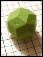 Dice : Dice - DM Collection - Armory Green Lime Opaque 1-0 Plus Minus - Ebay Sept 2011
